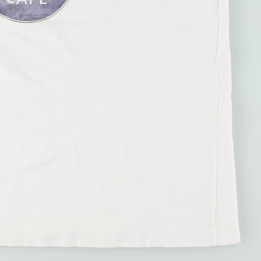 HARD ROCK CAFE Print Advertising T-Shirt (Men's Size M) cotton white type Vintage Second Hand