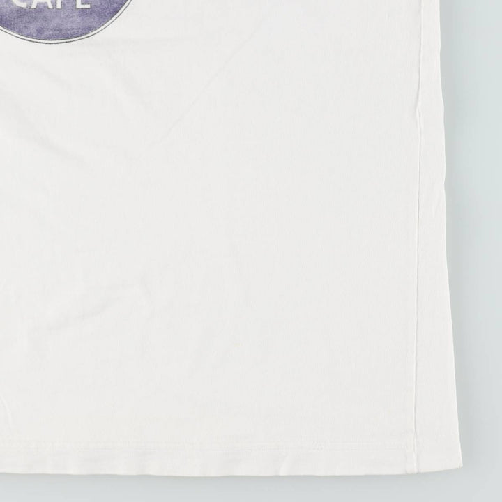HARD ROCK CAFE Print Advertising T-Shirt (Men's Size M) cotton white type Vintage Second Hand