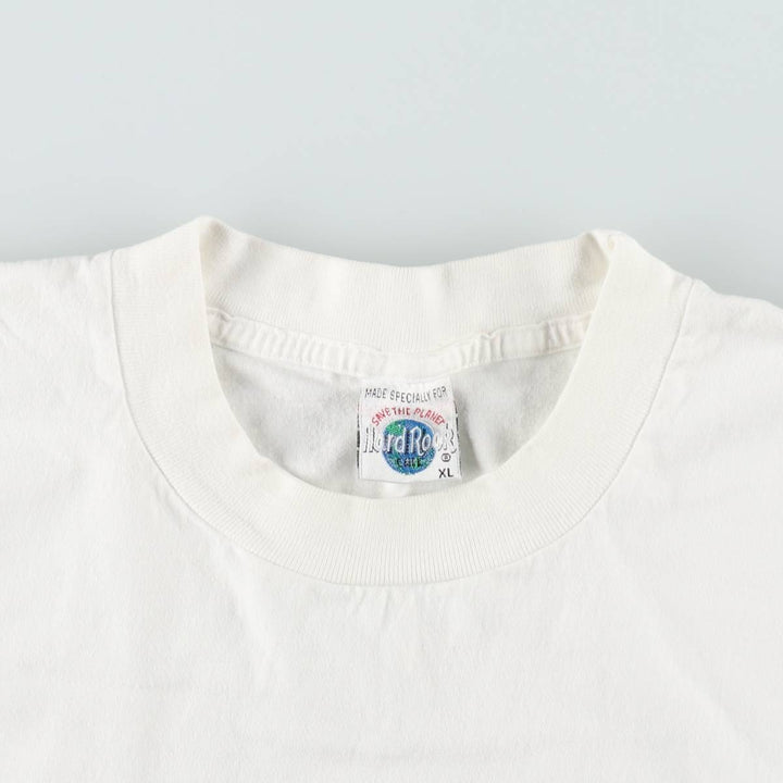 Vintage 90'S Hard Rock Cafe advertising t-shirt, men's size XL. unclear white type Vintage Second Hand