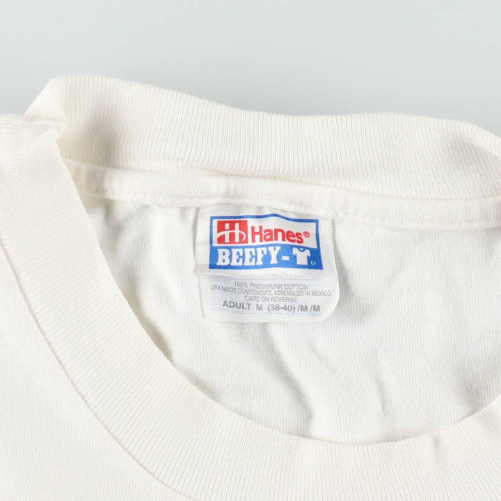 2000'S Hanes In-N-Out Burger advertising T-shirt, men's size M (approx.) cotton white type Vintage Second Hand