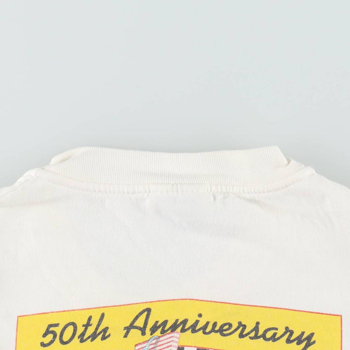 2000'S Hanes In-N-Out Burger advertising T-shirt, men's size M (approx.) cotton white type Vintage Second Hand