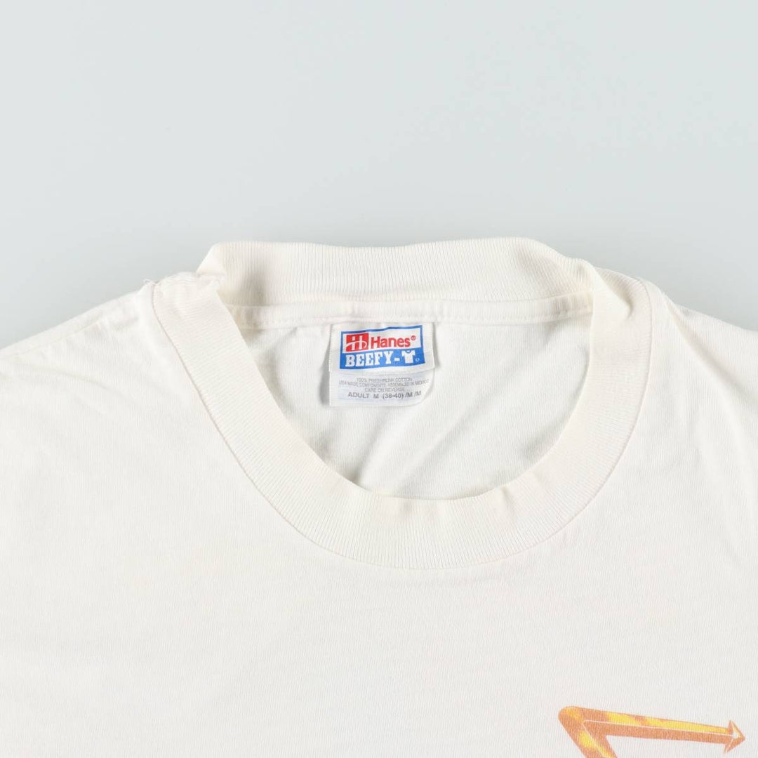 2000'S Hanes In-N-Out Burger advertising T-shirt, men's size M (approx.) cotton white type Vintage Second Hand