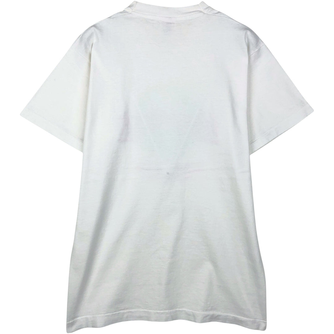 90'S Fruit of the Loom Hard Rock Cafe Advertising T-Shirt Made in Canada Men's L Vintage cotton white type Vintage Second Hand