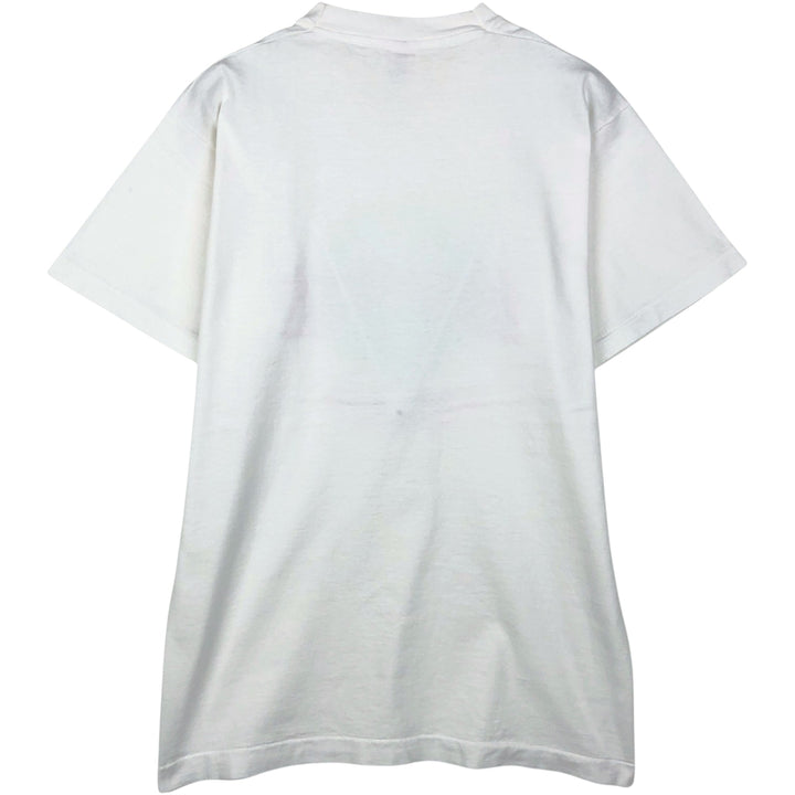 90'S Fruit of the Loom Hard Rock Cafe Advertising T-Shirt Made in Canada Men's L Vintage cotton white type Vintage Second Hand