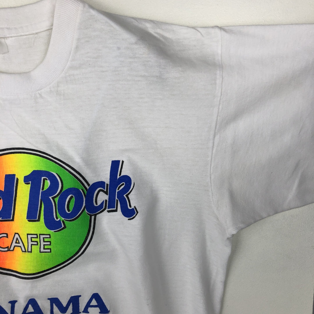 Vintage 90'S Hard Rock Cafe advertising t-shirt, men's size M. cotton white type Vintage Second Hand