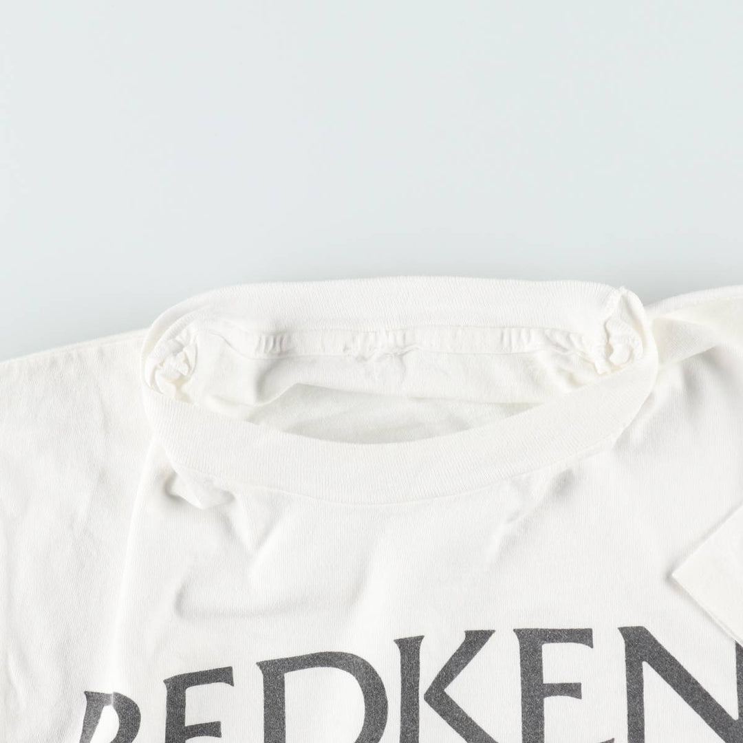 Vintage REDKEN advertising T-shirt from the 1990s, men's size M equivalent. unclear white type Vintage Second Hand