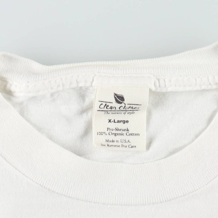 Clean Clothes Ben & Jerry's Advertising T-Shirt, Made in USA, Men's Size XL (approx.) cotton white type Vintage Second Hand
