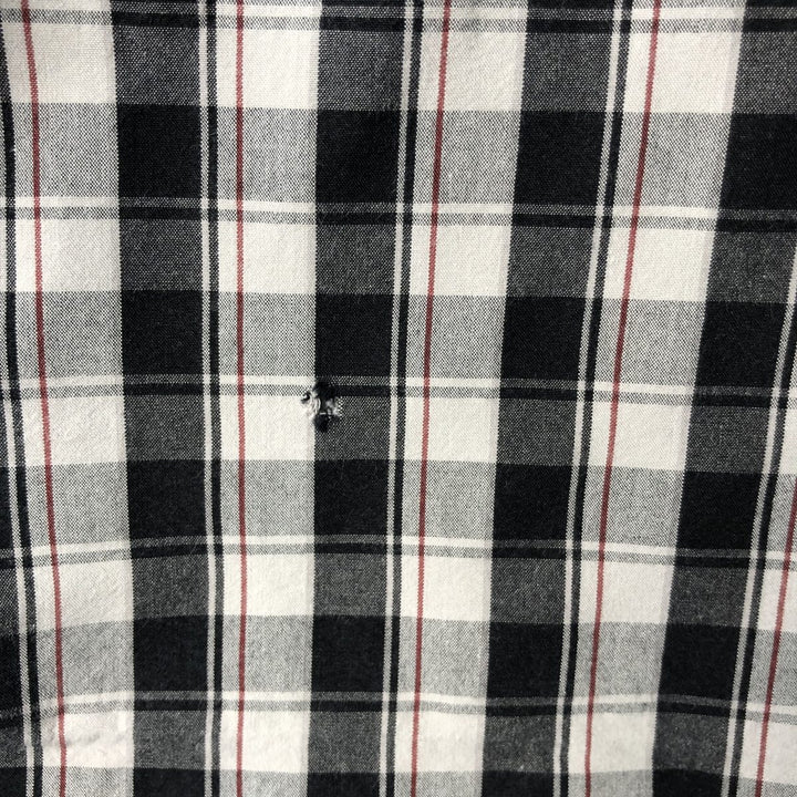 Carhartt Relaxed Fit Check Pattern Short-Sleeve Work Shirt, Men's Size XL (equivalent), Button-Down cotton white type Vintage Second Hand