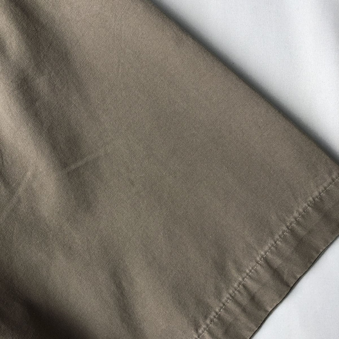 Filson short-sleeved work shirt, made in the USA, men's size XL equivalent, regular collar, flap pockets. cotton Khaki type brown Vintage Second Hand