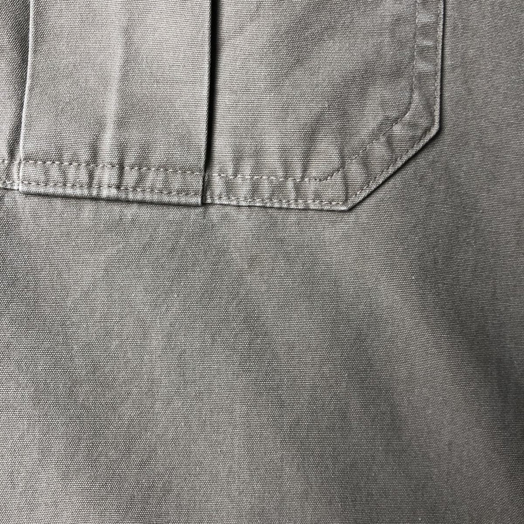 Filson short-sleeved work shirt, made in the USA, men's size XL equivalent, regular collar, flap pockets. cotton Khaki type brown Vintage Second Hand