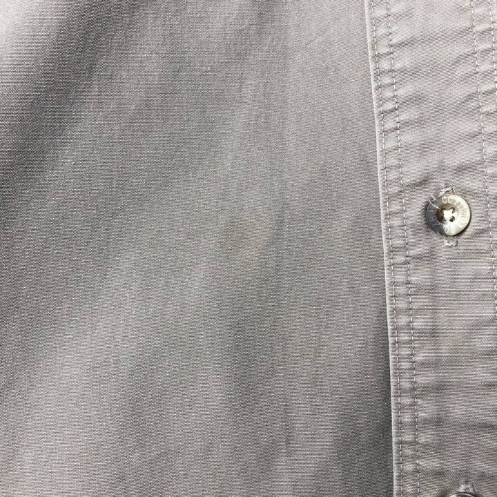 Filson short-sleeved work shirt, made in the USA, men's size XL equivalent, regular collar, flap pockets. cotton Khaki type brown Vintage Second Hand