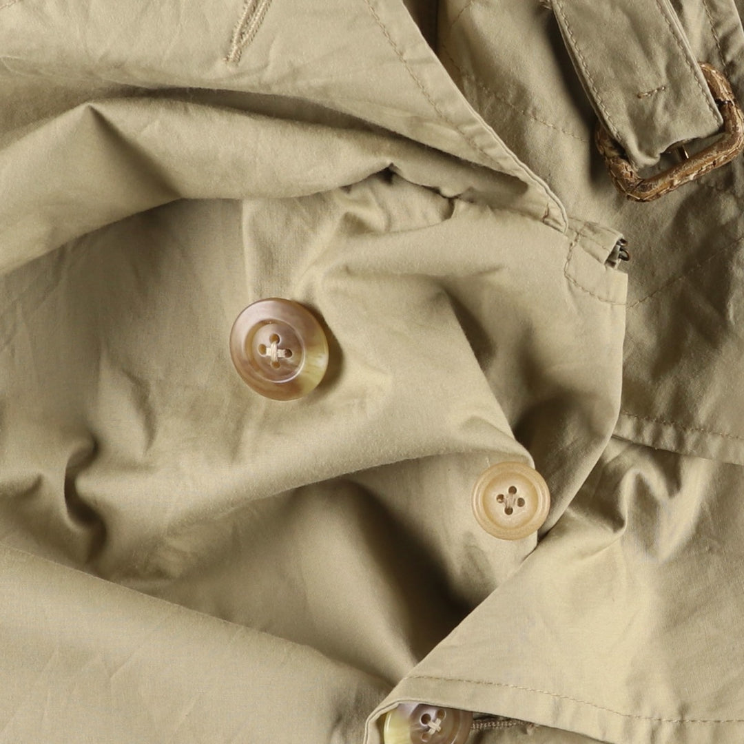 Ralph Lauren POLO by Ralph Lauren Trench Coat, Men's Size XXL (approx.) cotton Beige type Vintage Second Hand