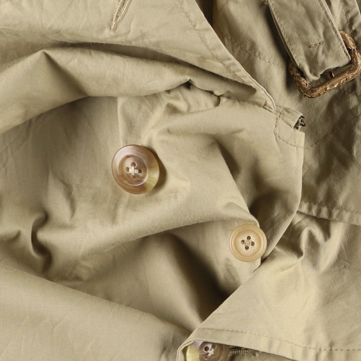 Ralph Lauren POLO by Ralph Lauren Trench Coat, Men's Size XXL (approx.) cotton Beige type Vintage Second Hand