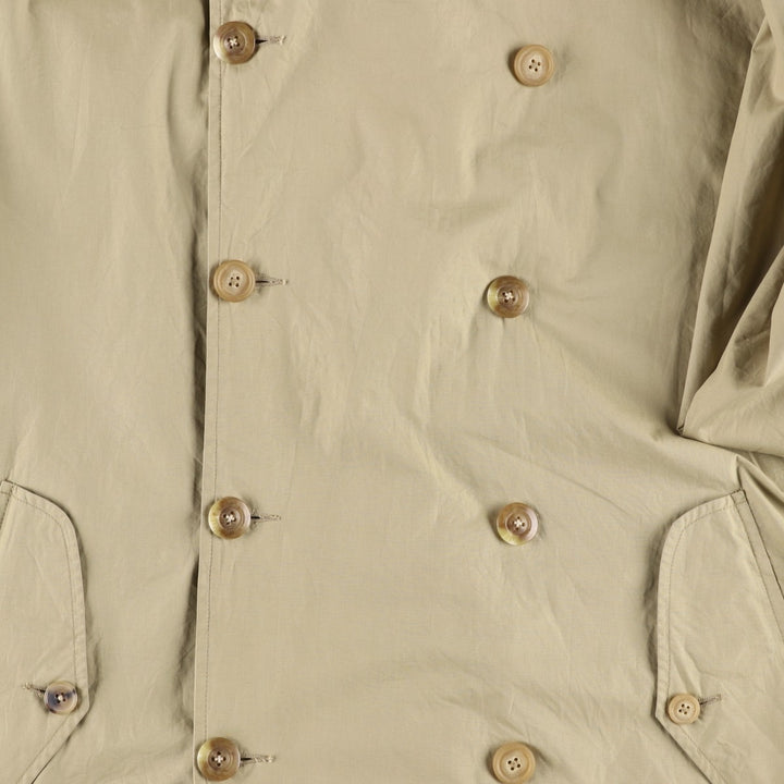 Ralph Lauren POLO by Ralph Lauren Trench Coat, Men's Size XXL (approx.) cotton Beige type Vintage Second Hand