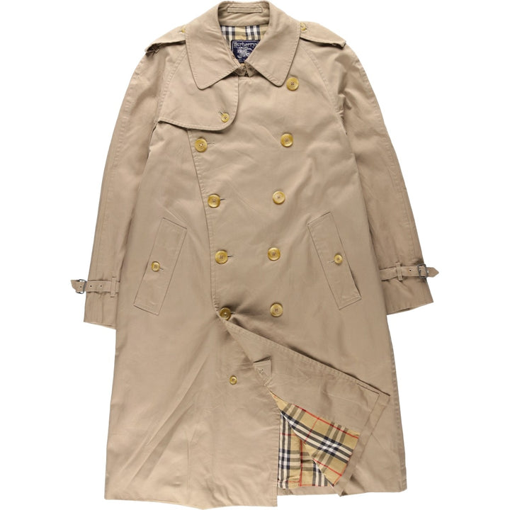 Burberry's trench coat, made in England, size L cotton Beige type Vintage Second Hand