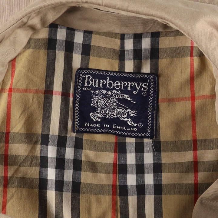 Burberry's trench coat, made in England, size L cotton Beige type Vintage Second Hand