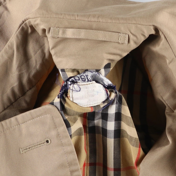 Burberry's trench coat, made in England, size L cotton Beige type Vintage Second Hand
