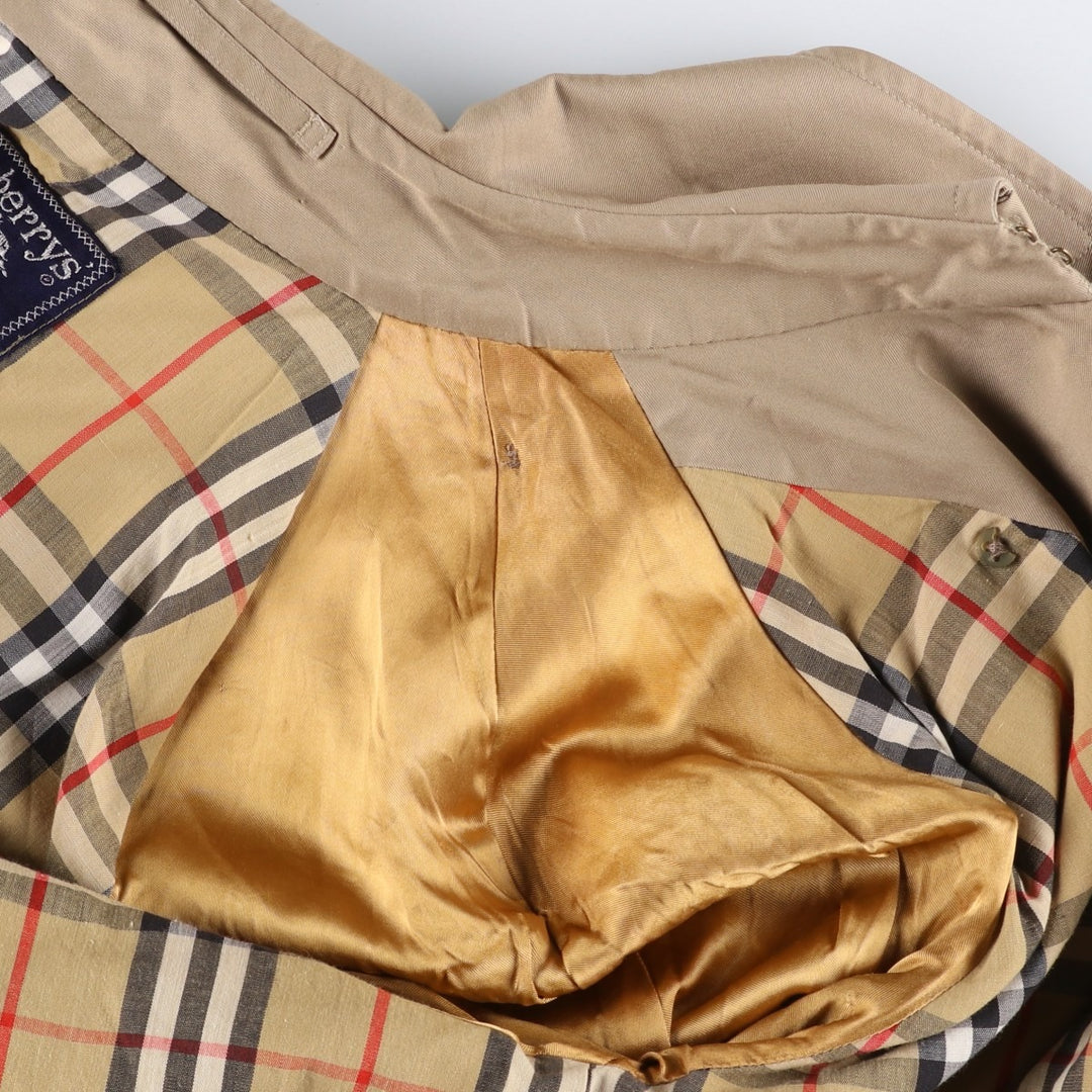 Burberry's trench coat, made in England, size L cotton Beige type Vintage Second Hand