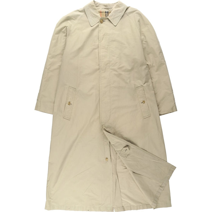 Burberry's Balmacaan Coat (Men's XXL equivalent) cotton Beige type Vintage Second Hand