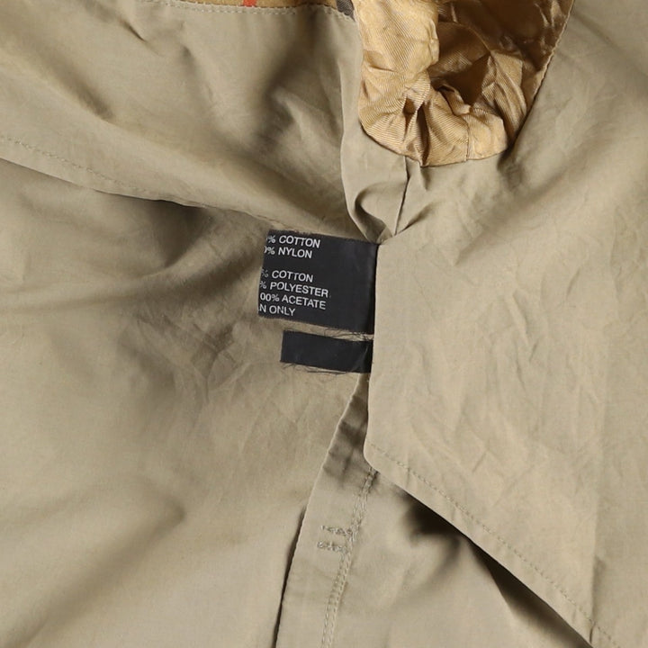 Burberry's Balmacaan Coat (Men's XXL equivalent) cotton Beige type Vintage Second Hand