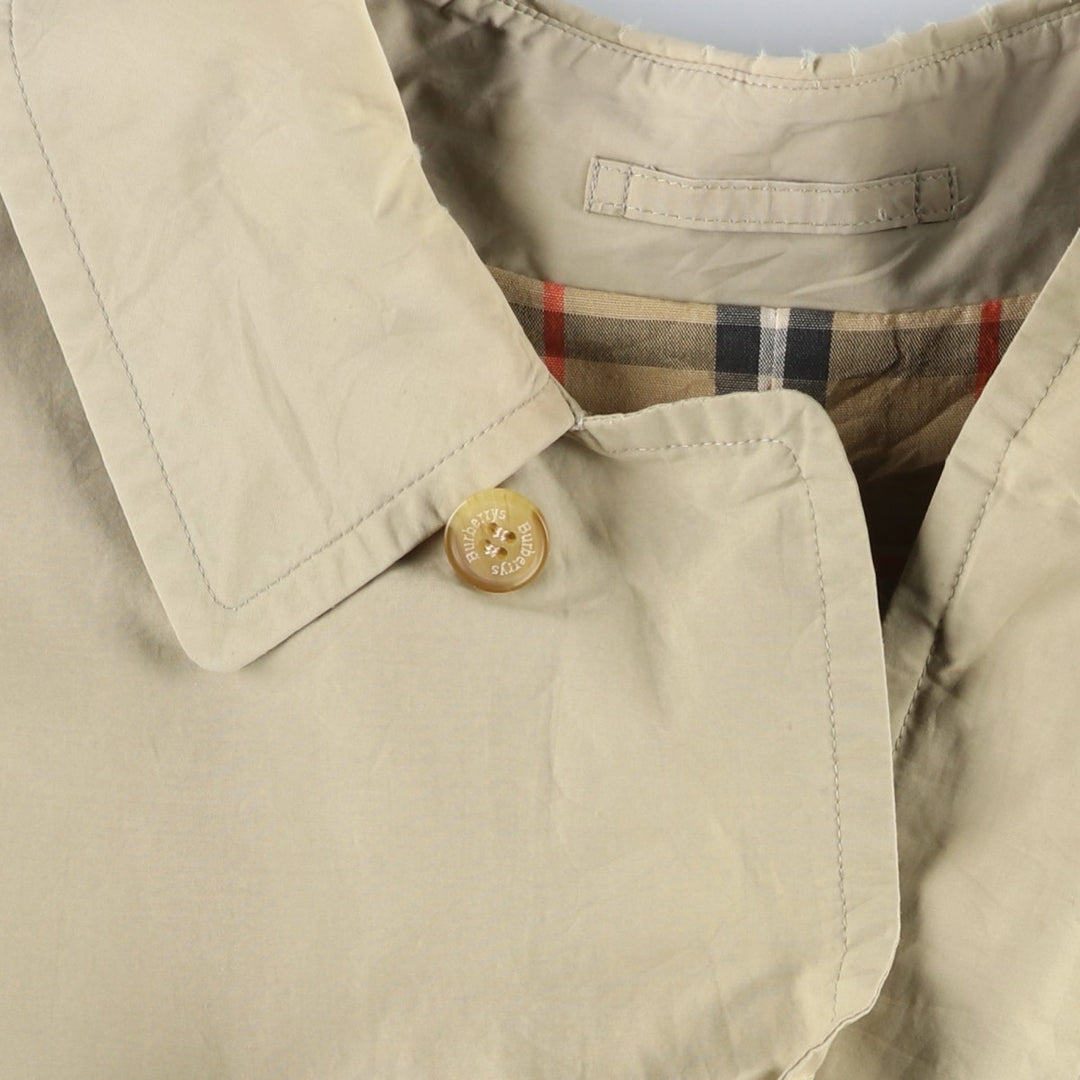 Burberry's Balmacaan Coat (Men's XXL equivalent) cotton Beige type Vintage Second Hand