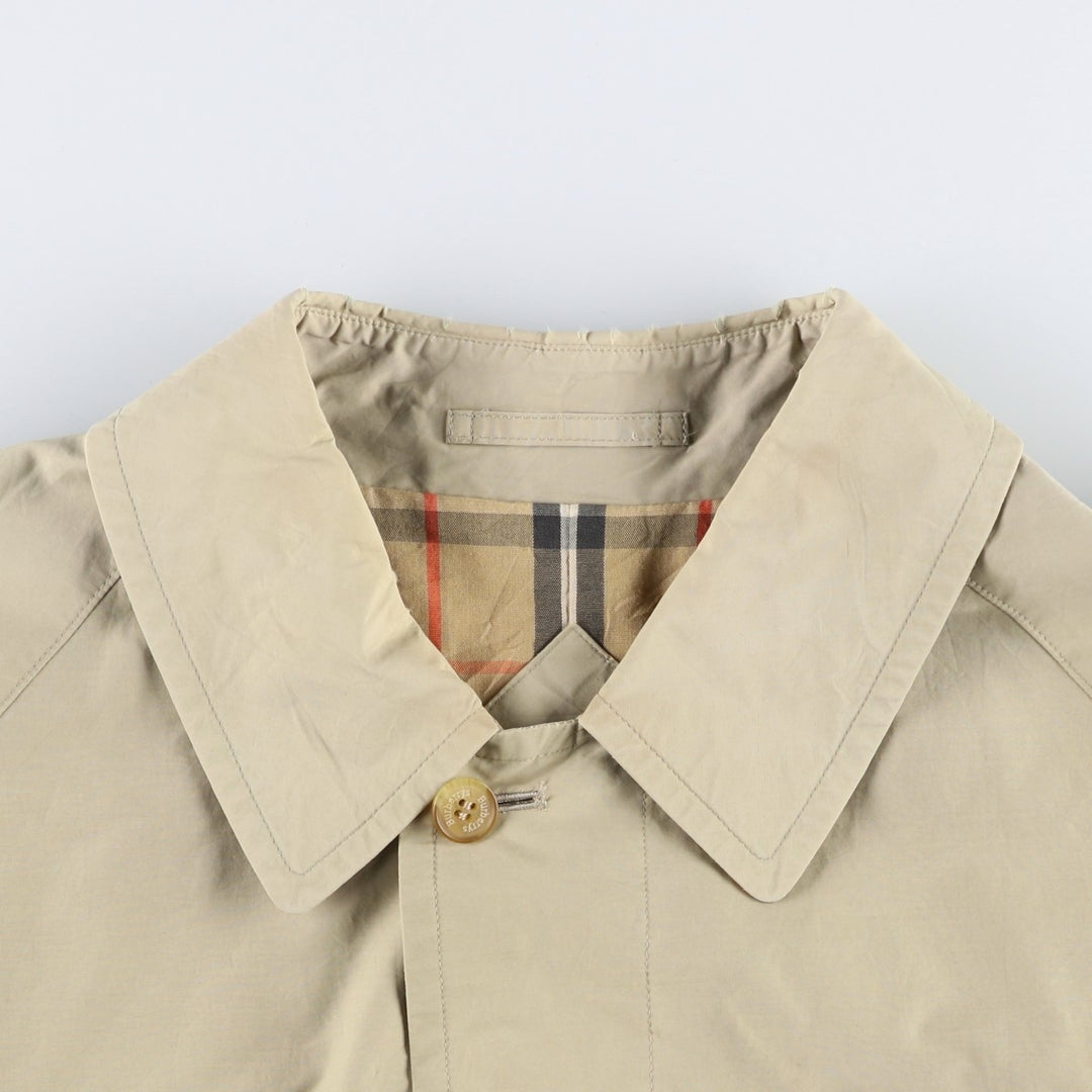 Burberry's Balmacaan Coat (Men's XXL equivalent) cotton Beige type Vintage Second Hand