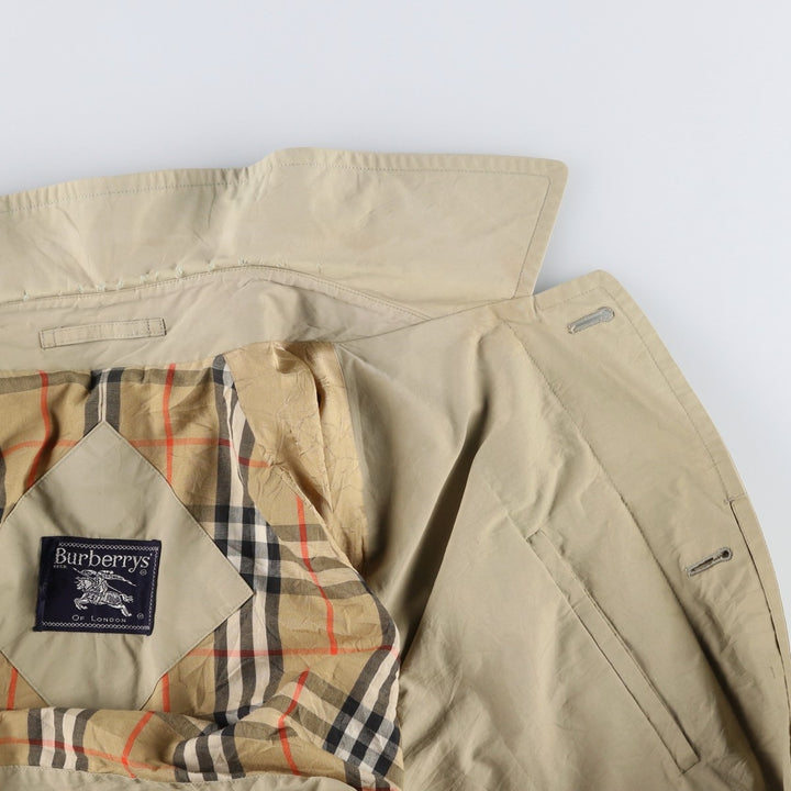 Burberry's Balmacaan Coat (Men's XXL equivalent) cotton Beige type Vintage Second Hand