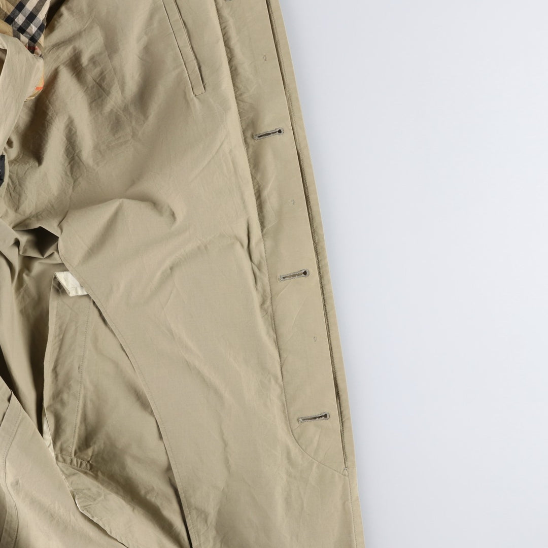 Burberry's Balmacaan Coat (Men's XXL equivalent) cotton Beige type Vintage Second Hand