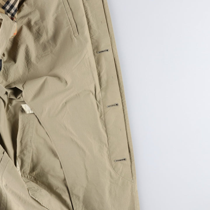 Burberry's Balmacaan Coat (Men's XXL equivalent) cotton Beige type Vintage Second Hand