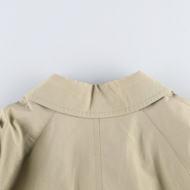 Burberry's Balmacaan Coat (Men's XXL equivalent) cotton Beige type Vintage Second Hand