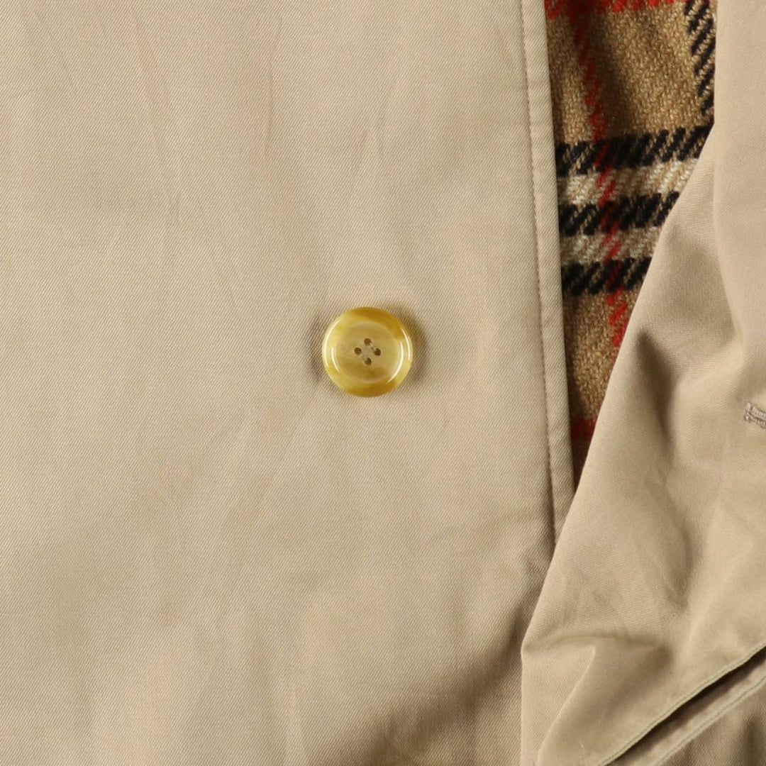 Burberry's Balmacaan Coat (Stand Collar Coat), Made in England, Men's Size M (approx.) wool Beige type Vintage Second Hand