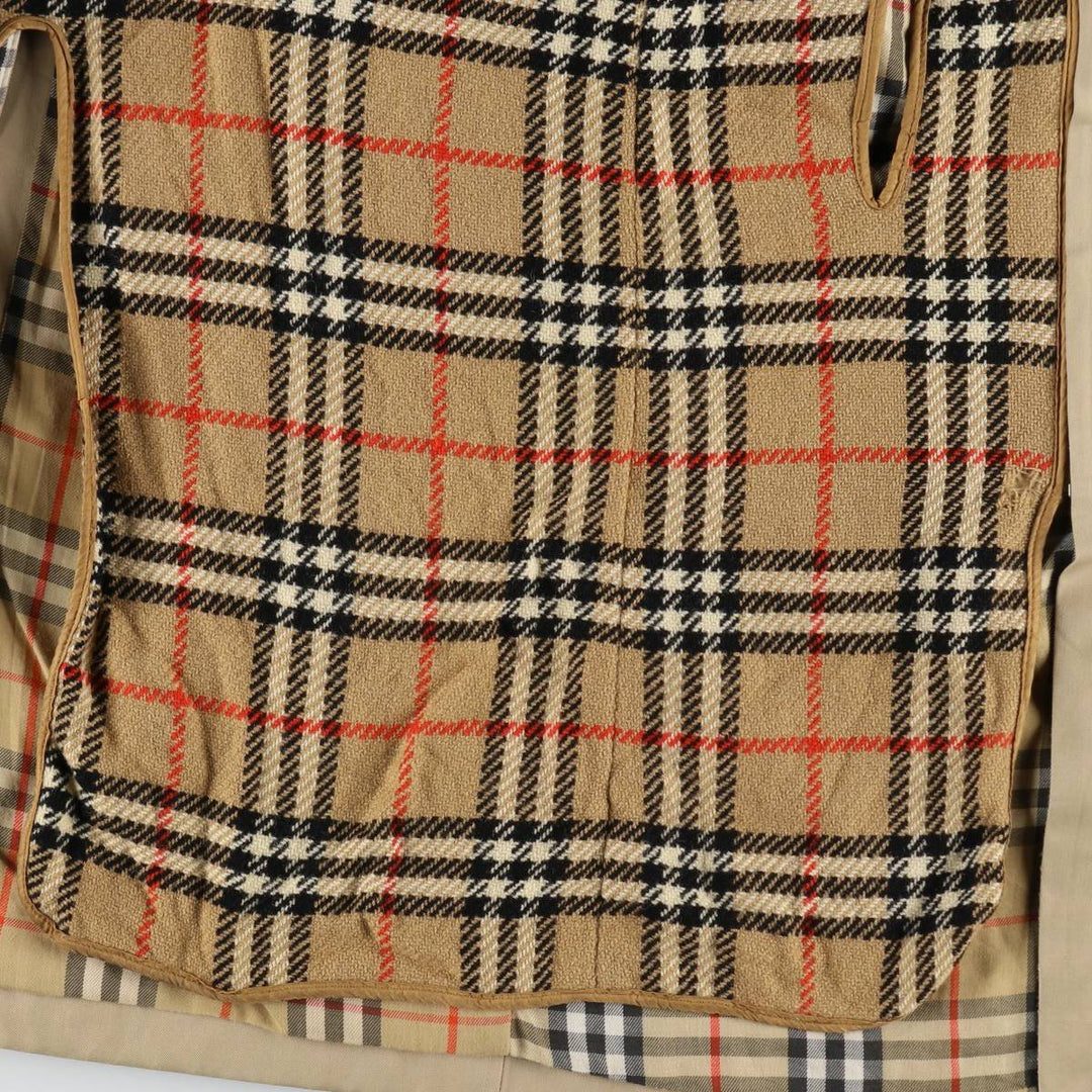 Burberry's Balmacaan Coat (Stand Collar Coat), Made in England, Men's Size M (approx.) wool Beige type Vintage Second Hand