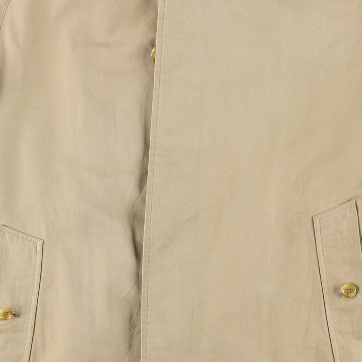 Burberry's Balmacaan Coat (Stand Collar Coat), Made in England, Men's Size M (approx.) wool Beige type Vintage Second Hand