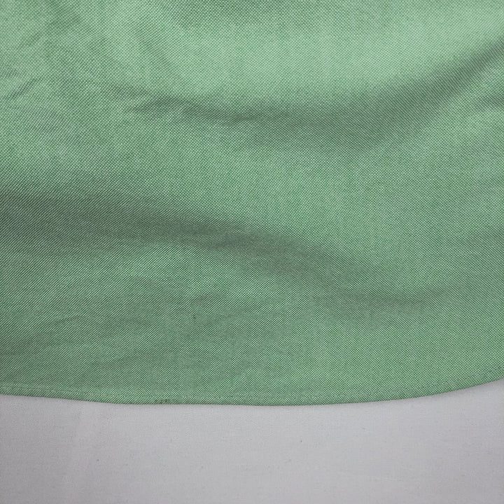 Ralph Lauren Classic Fit short sleeve button down shirt, men's size L cotton green type Vintage Second Hand