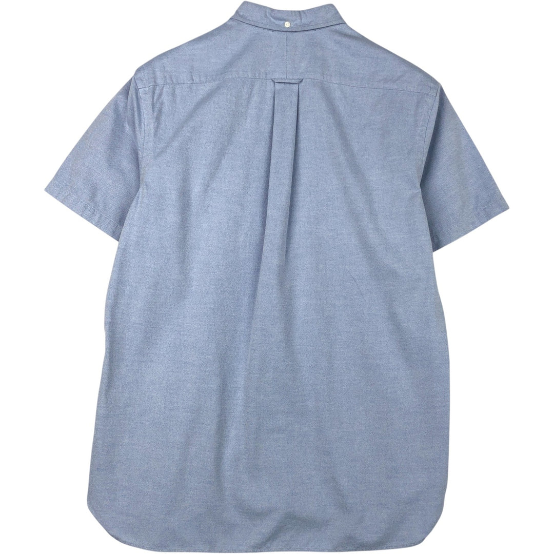 Ralph Lauren short sleeve button down shirt, men's size L cotton Blue type light blue Vintage Second Hand
