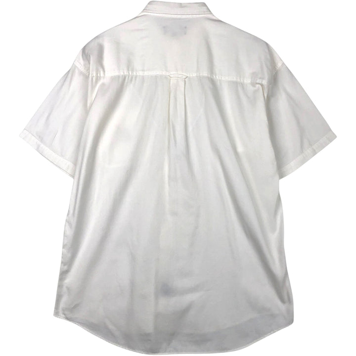 Ralph Lauren CHAPS short-sleeved button-down shirt, men's size L cotton white type Vintage Second Hand