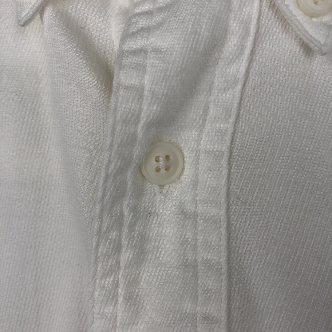 Ralph Lauren CHAPS short-sleeved button-down shirt, men's size L cotton white type Vintage Second Hand
