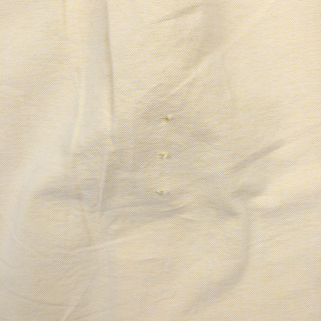 Ralph Lauren Classic Fit short sleeve button down shirt, men's size L cotton yellow type Vintage Second Hand