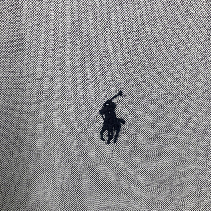 Ralph Lauren BLAKE short sleeve button down shirt, men's size M cotton purple type Vintage Second Hand