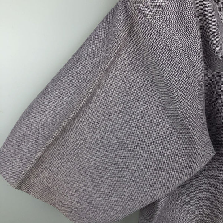 Ralph Lauren BLAKE short sleeve button down shirt, men's size M cotton purple type Vintage Second Hand