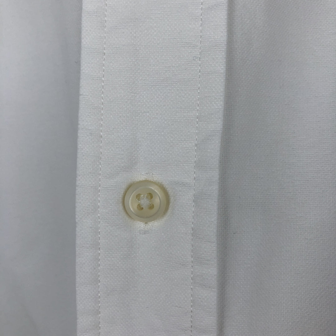 Ralph Lauren Classic Fit short sleeve button down shirt, men's size L cotton white type Vintage Second Hand