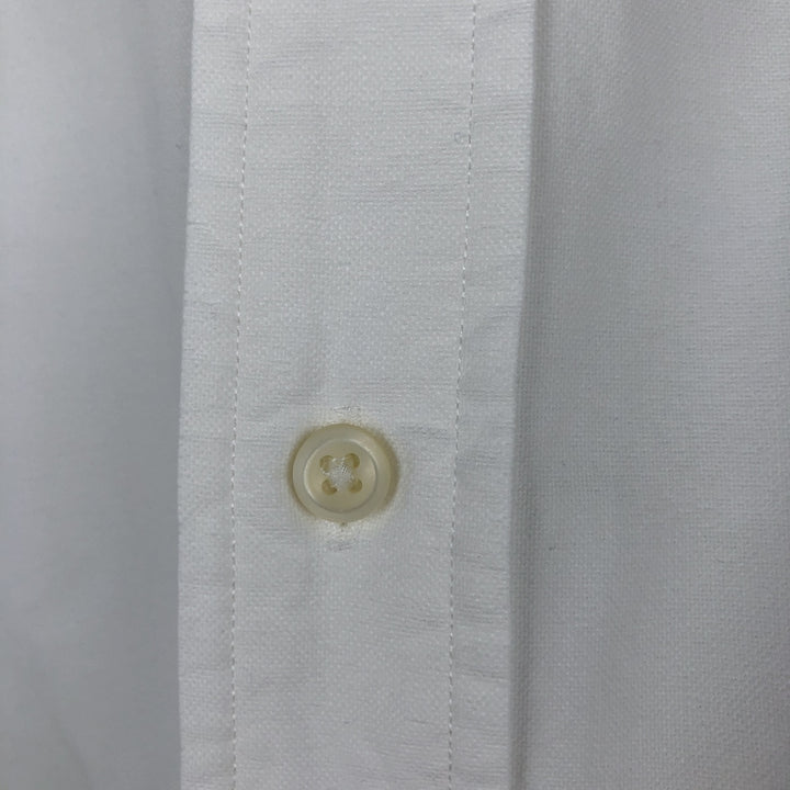 Ralph Lauren Classic Fit short sleeve button down shirt, men's size L cotton white type Vintage Second Hand