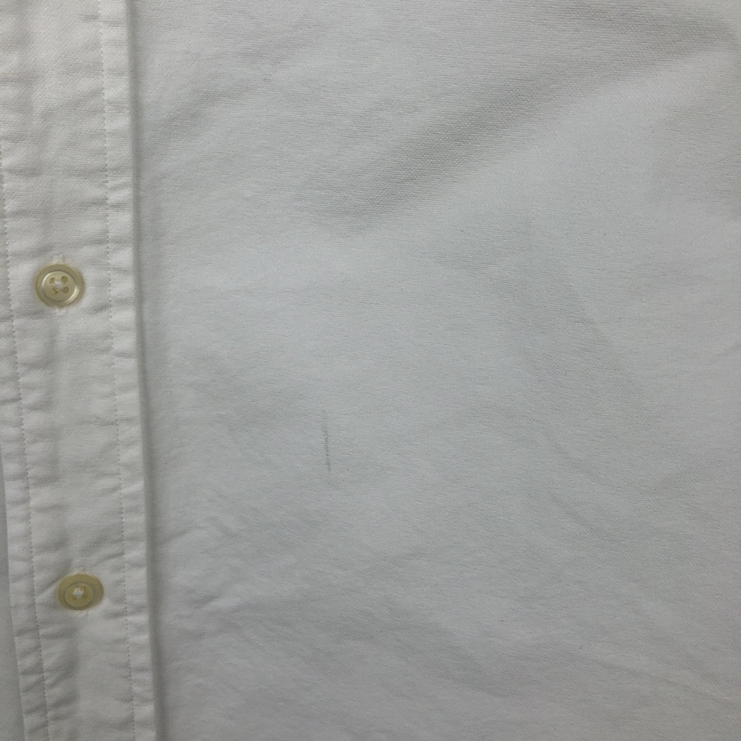 Ralph Lauren Classic Fit short sleeve button down shirt, men's size L cotton white type Vintage Second Hand