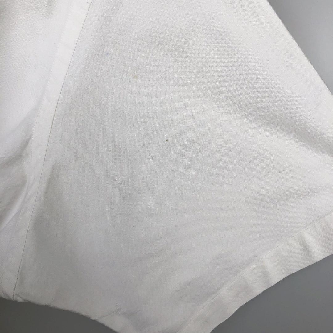 Ralph Lauren Classic Fit short sleeve button down shirt, men's size XL cotton white type Vintage Second Hand