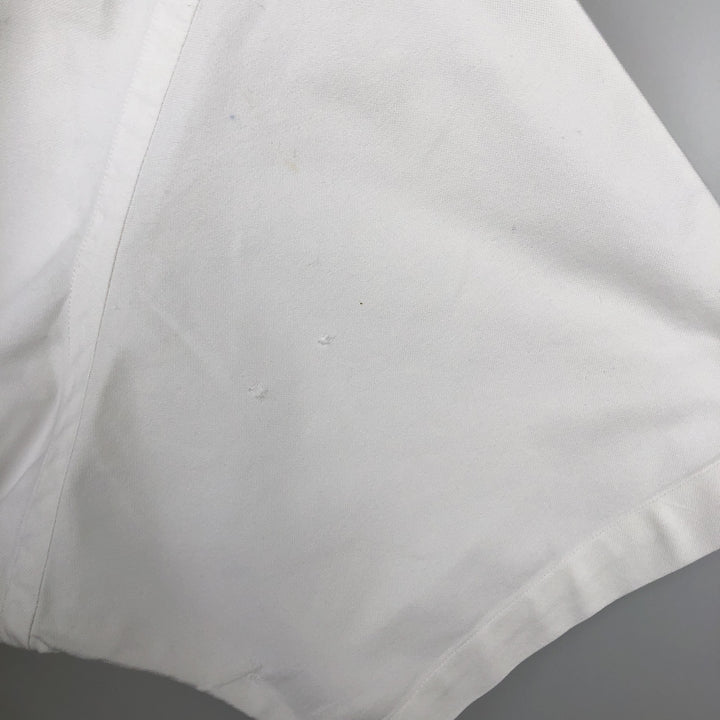 Ralph Lauren Classic Fit short sleeve button down shirt, men's size XL cotton white type Vintage Second Hand