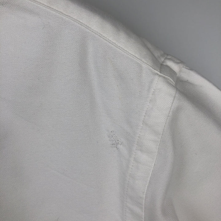 Ralph Lauren Classic Fit short sleeve button down shirt, men's size XL cotton white type Vintage Second Hand