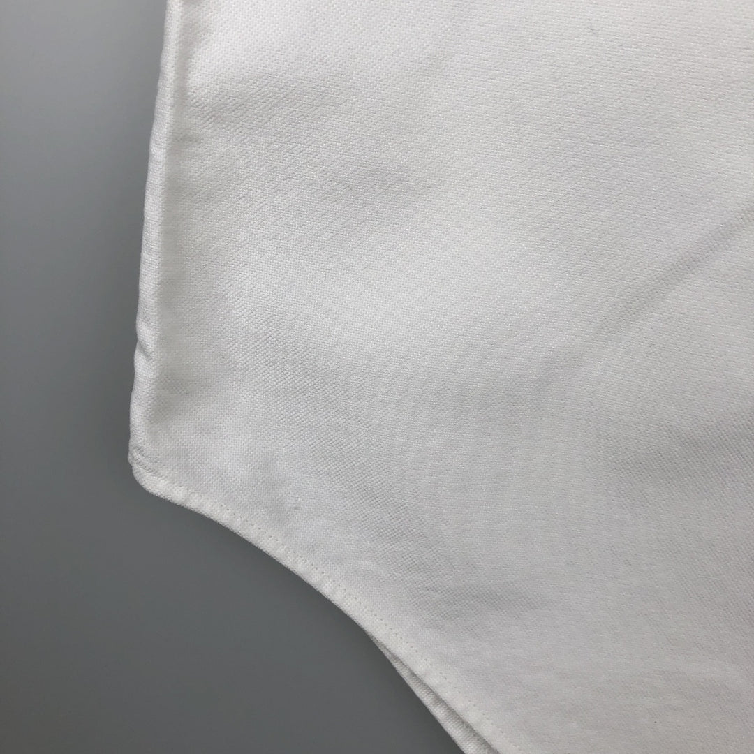 Ralph Lauren Classic Fit short sleeve button down shirt, men's size XL cotton white type Vintage Second Hand
