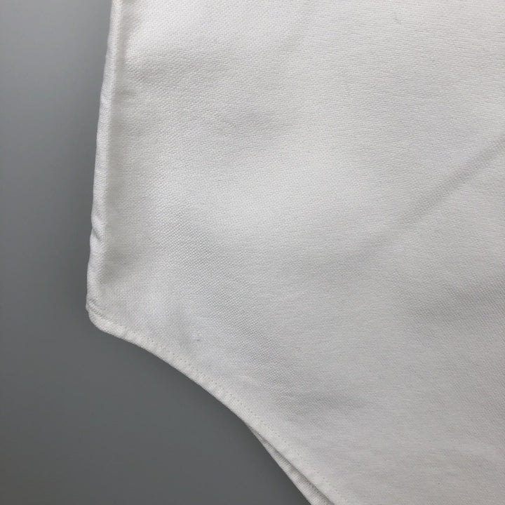 Ralph Lauren Classic Fit short sleeve button down shirt, men's size XL cotton white type Vintage Second Hand
