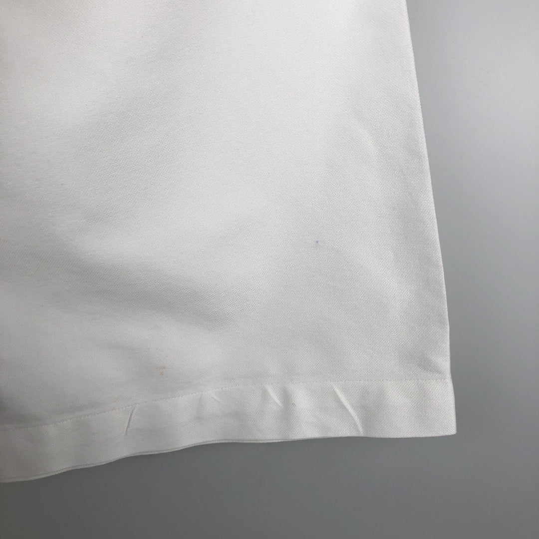 Ralph Lauren Classic Fit short sleeve button down shirt, men's size XL cotton white type Vintage Second Hand