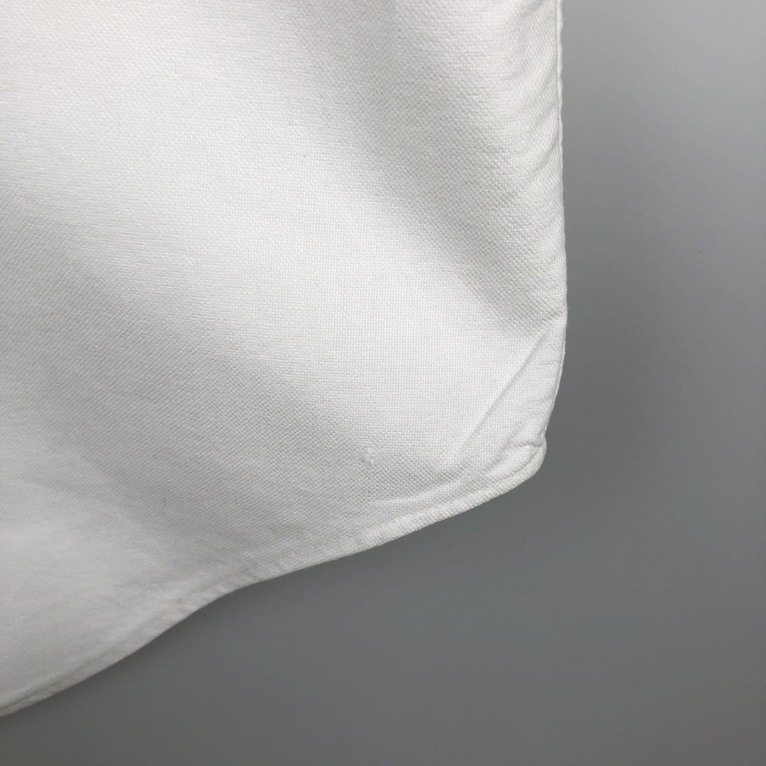 Ralph Lauren Classic Fit short sleeve button down shirt, men's size XL cotton white type Vintage Second Hand
